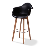 Keeve Barchair Black With Armrest